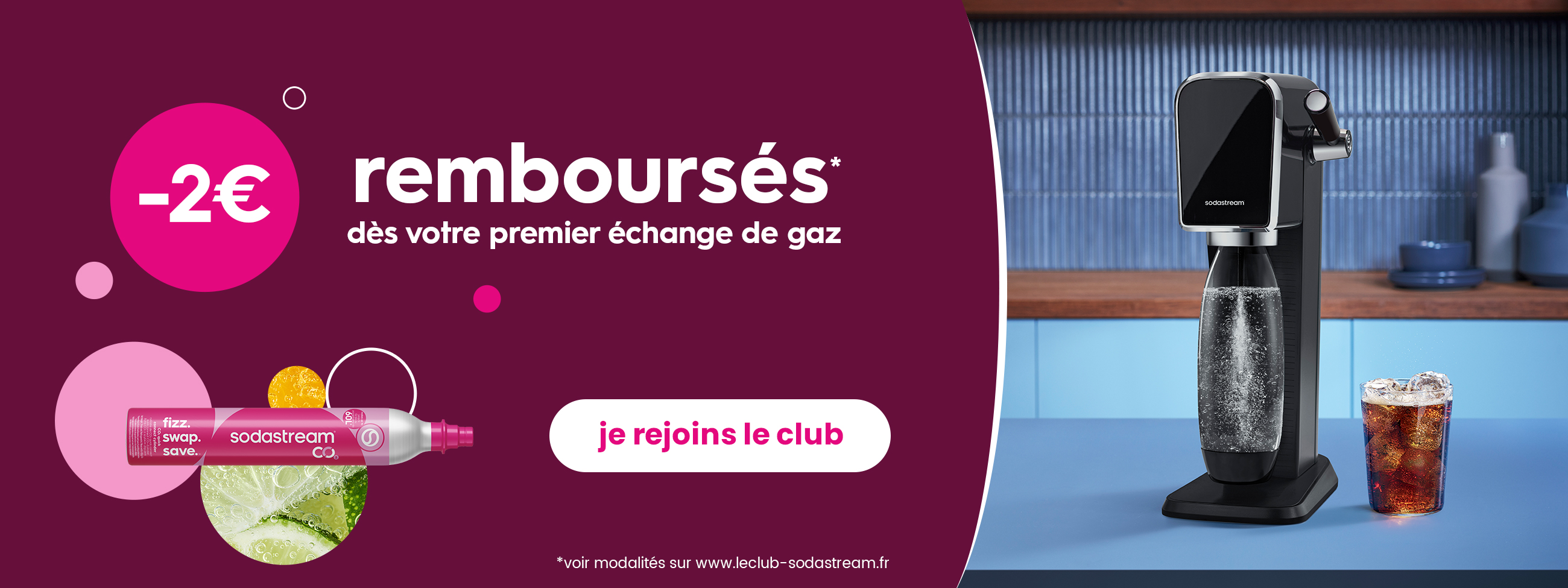 Bienvenue sur le Club Sodastream